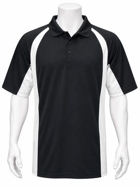 Under Armour HeatGear Black White Logo Men's Short Sleeve Golf Polo Shirt XXL